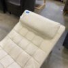 EURO STYLE White Leather Lounging Platform
