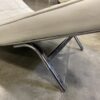 EURO STYLE White Leather Lounging Platform