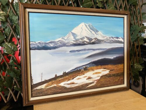 Original Mountain Oil Painting, Circa '85