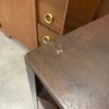 Dark Wood Low Console Table