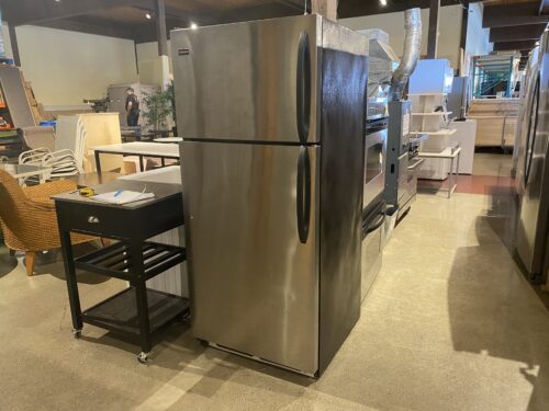 FRIGIDAIRE Stainless Steel & Black Fridge