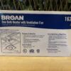 NEW! BROAN One Bulb Heater w/ Ventilation Fan Model#162