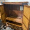Beautiful Diamond Patrerned Wooden Media Cabinet