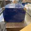 Vibrant Blue Metal Travelling Trunk