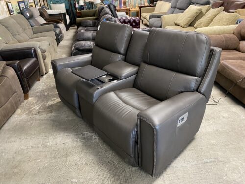 LA-Z-BOY Powered Charcoal Grey Multi-Function Recliners with Remotes