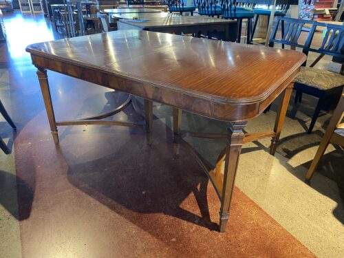 Stately Rich Wood Dining Table