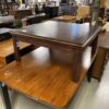 Dark Wooden Square Coffee Table