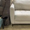 ASHLEY Grey Tuft Seat Torpedo Arm Sofa