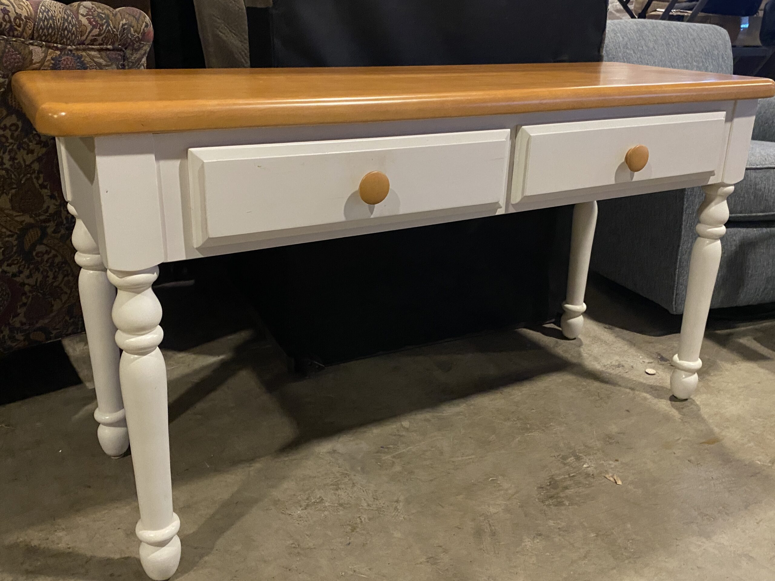 2-Tone 2-Drawer Sofa/Entry Table