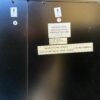 Black Adjustable Shelf Microwave Cabinet