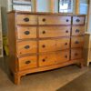 Hefty Knotty Wood 12-Drawer Dresser