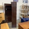 ETHAN ALLEN Dark Oak Look Display Shelf with Drawers