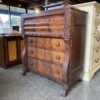 Flame Grain Mahogany Chest of Drawers