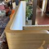 RESTORATION HARDWARE Cal King Ligne Fabric and Wood Bed Frame