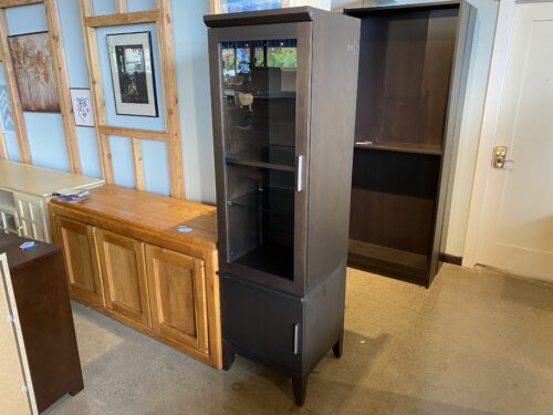 Slim Glass Door Display Cabinet