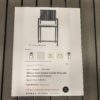 CRATE & BARREL Alfresco Black Outdoor Counter Stool