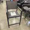 CRATE & BARREL Alfresco Black Outdoor Counter Stool
