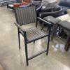 CRATE & BARREL Alfresco Black Outdoor Counter Stool