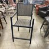 CRATE & BARREL Alfresco Black Outdoor Counter Stool
