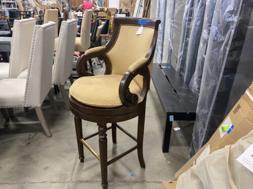 Vintage Bentwood Swivel Dining Stool