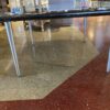 WEST ELM Black Marble Top Coffee Table