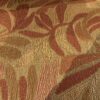 Leaf Embroidered Arm Chair with 2 Pillows