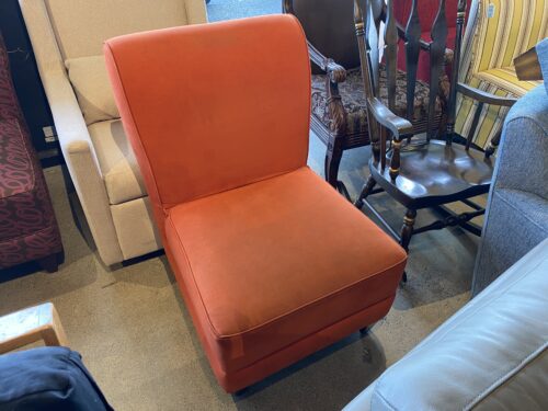 Orange Armless Chair