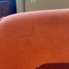 Orange Armless Chair