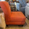 Orange Armless Chair
