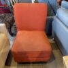Orange Armless Chair
