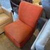 Orange Armless Chair
