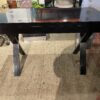 Glossy Black 1 Drawer Desk
