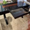Glossy Black 1 Drawer Desk