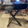 Glossy Black 1 Drawer Desk