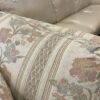 Vintage White Floral Patterned Sleeper Sofa