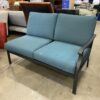 HAMPTON BAY Black and Green One Arm Patio Sofa