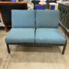 HAMPTON BAY Black and Green One Arm Patio Sofa