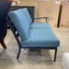 HAMPTON BAY Black and Green One Arm Patio Sofa