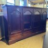 Warm Espresso Glass Door Buffet