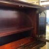 Warm Espresso Glass Door Buffet