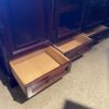 Warm Espresso Glass Door Buffet