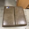 CASCADIA Leather Split Compartment Rolling Ottoman