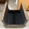 CASCADIA Leather Split Compartment Rolling Ottoman
