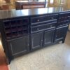ARHAUS FURNITURE Black Wine Cabinet