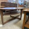 Surf Board Style Coffee Table with Shelf