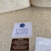 ETHAN ALLEN Yellow Floral Plush Couch