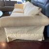 ETHAN ALLEN Yellow Floral Plush Couch