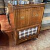 Retro Plaid TV Cabinet