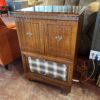 Retro Plaid TV Cabinet