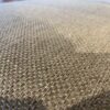 Beige Curved Armless Chair